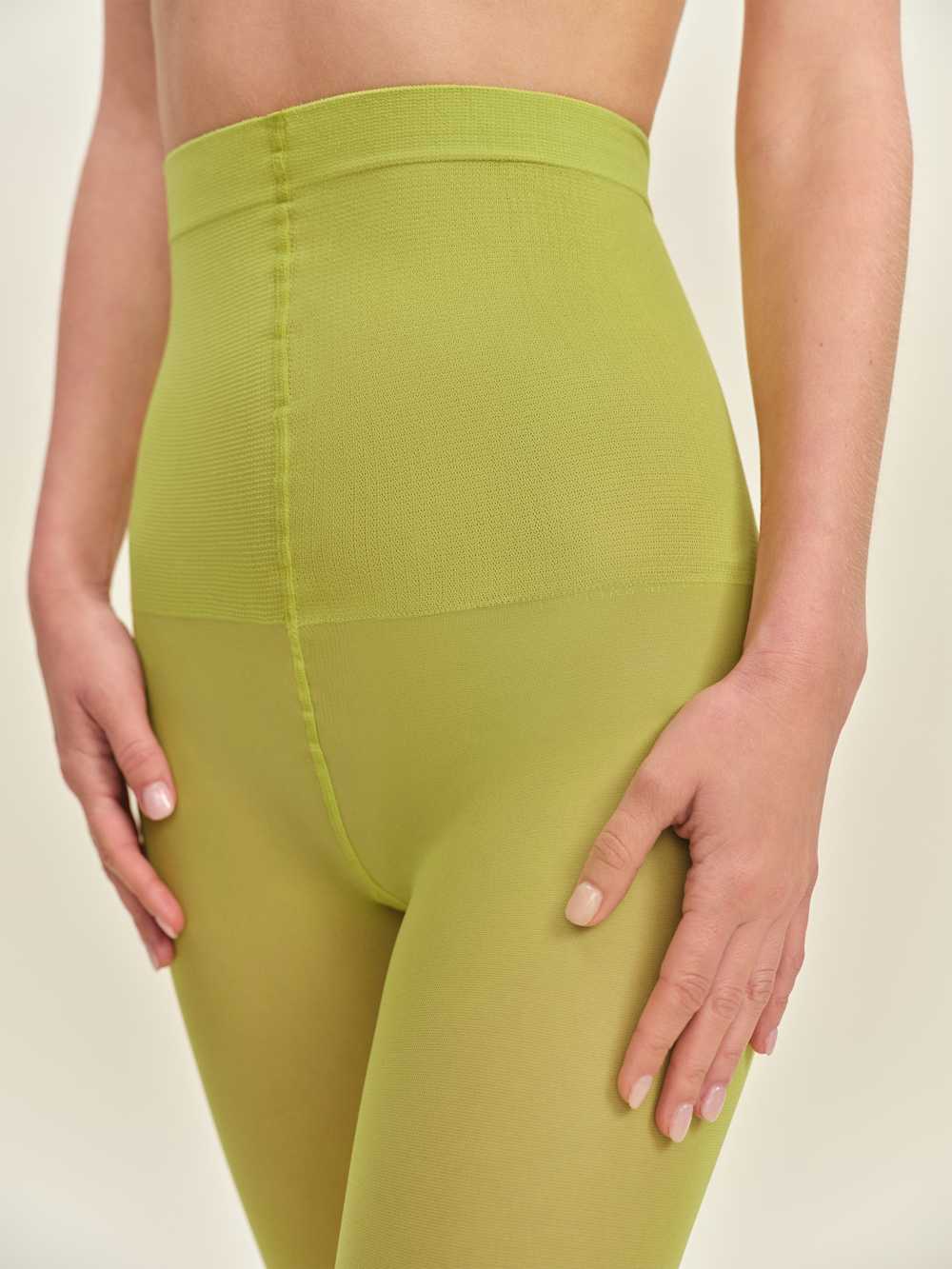 Swedish Stockings Svea Sheer Tights - Apple Green