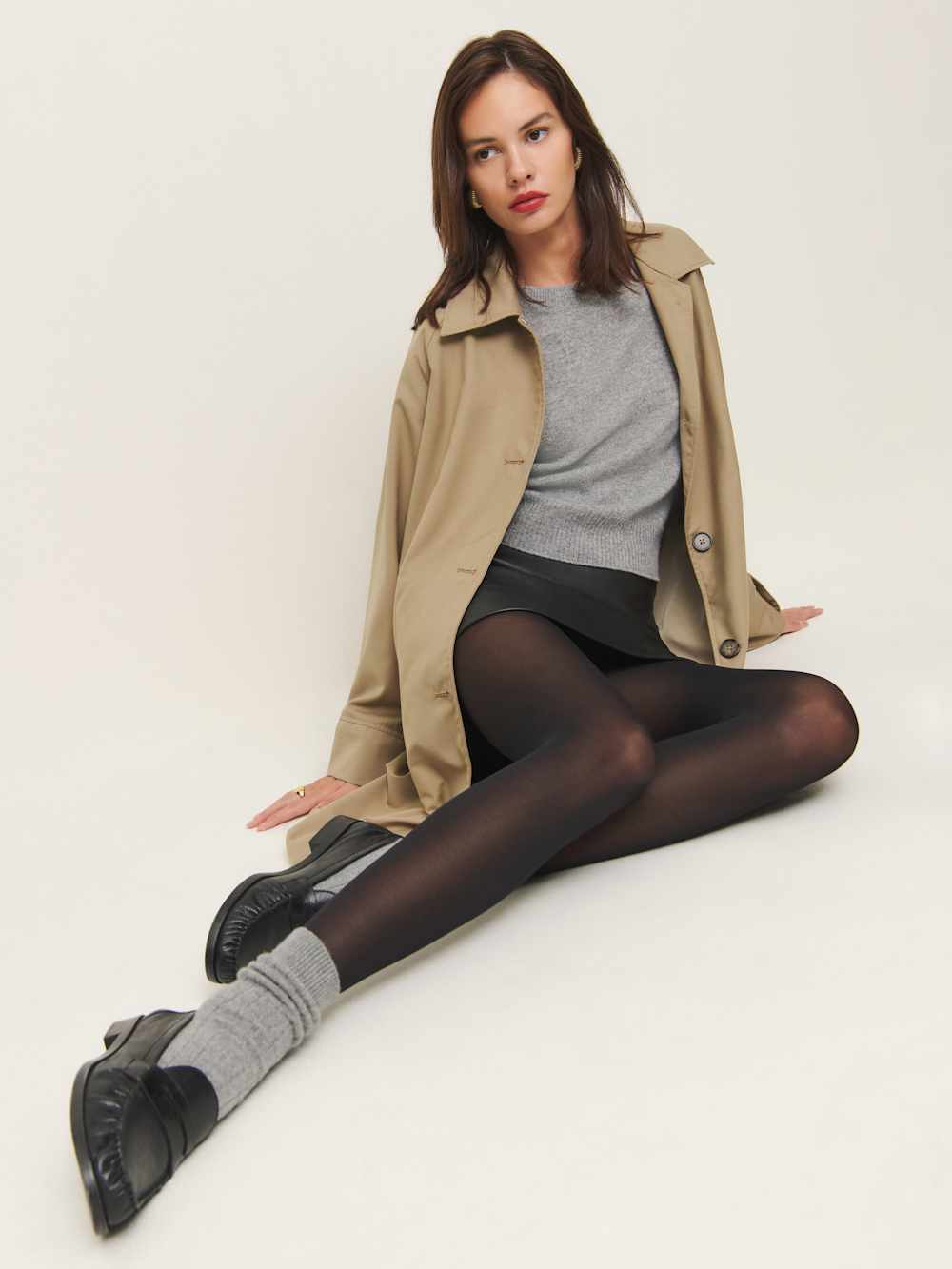 Swedish Stockings Svea Sheer Tights - Black