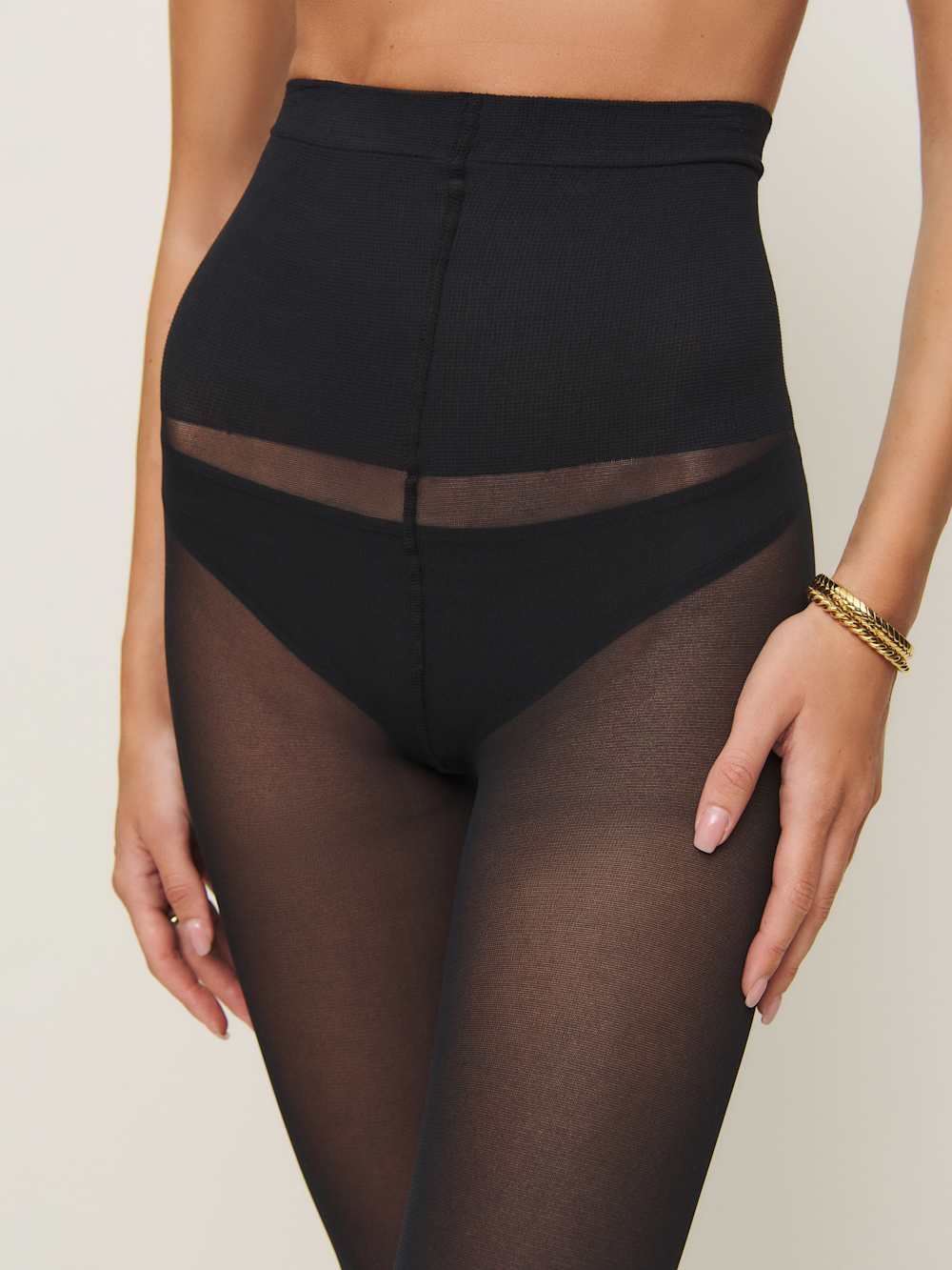 Swedish Stockings Svea Sheer Tights - Black