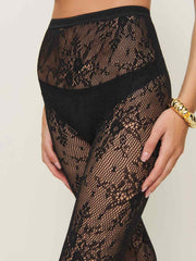 Swedish Stockings Rosa Lace Tights - Black