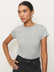 Max Slim Tee - Heather Grey
