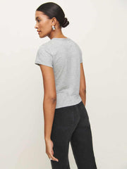 Max Slim Tee - Heather Grey