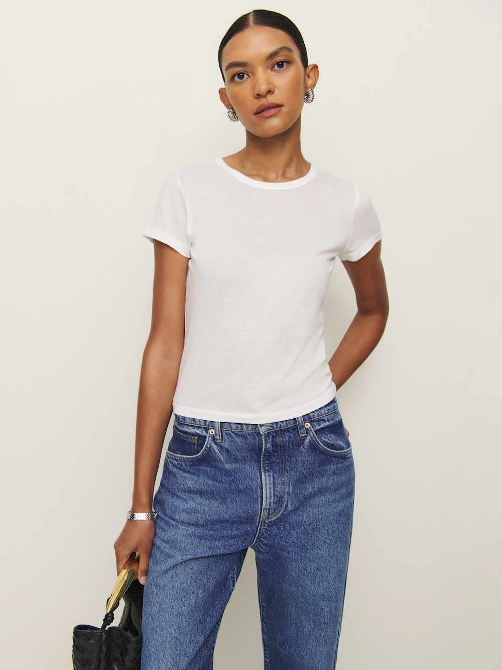 Max Slim Tee - White