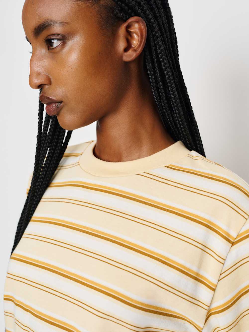 Asher Oversized Long Sleeve Tee - Pismo Stripe