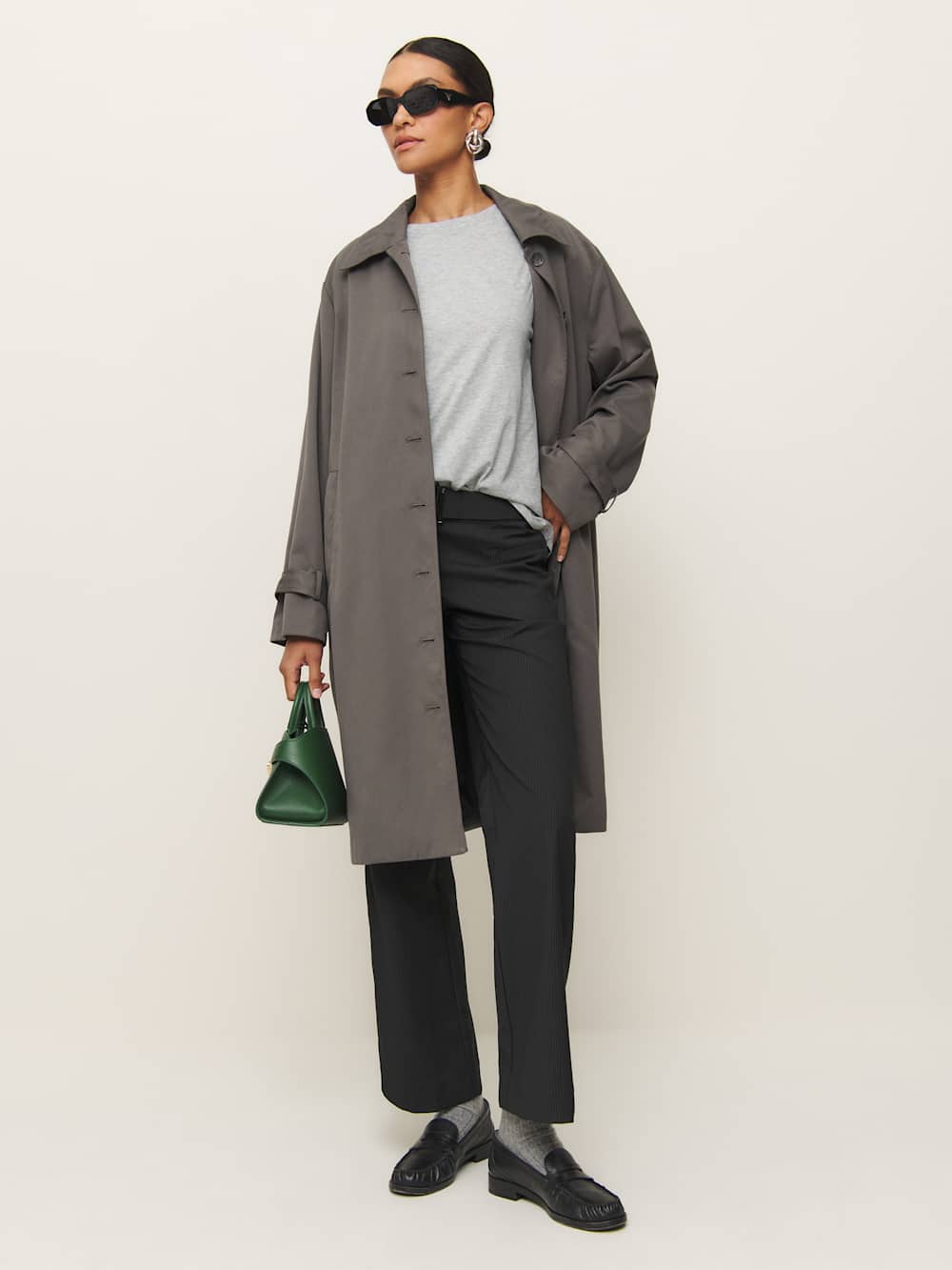 Liam Oversized Tee - Heather Grey
