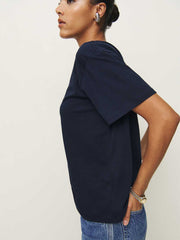Liam Oversized Tee - Midnight