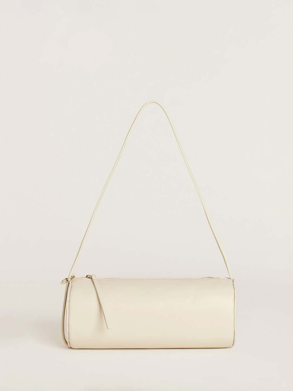 Simona Cylinder Bag - Cream Puff Leather