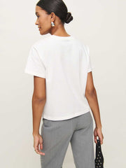 Rowan Crew Tee - White