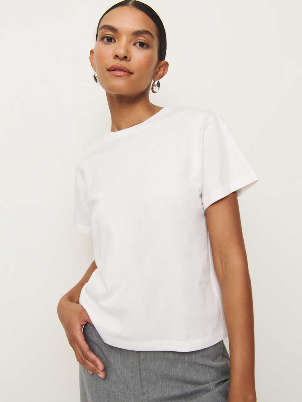Rowan Crew Tee - White
