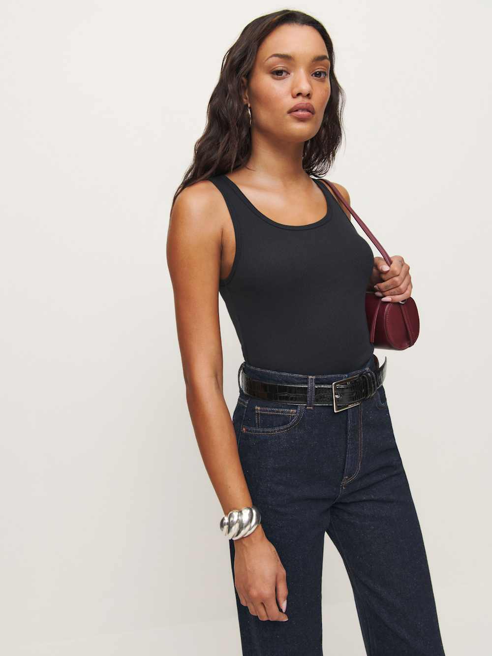 Olive Tank - Black