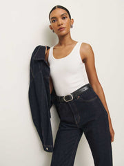 Olive Tank - White