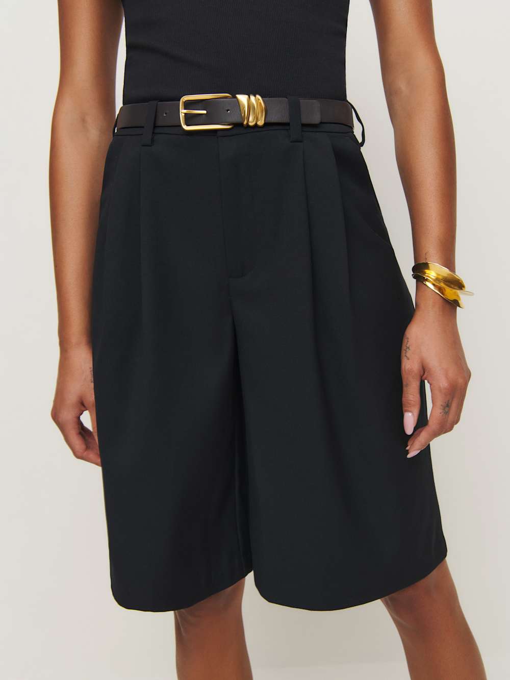 Drew Low Rise Short - Pitch Black