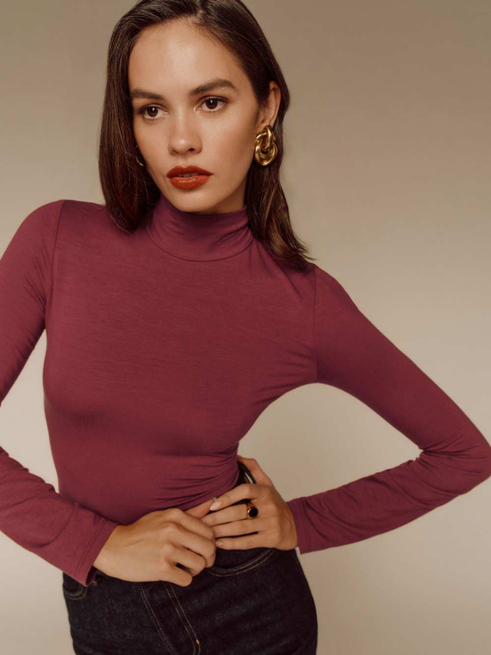 Nell Knit Top - Chianti