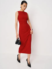 Benson Knit Dress - Lipstick