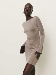 Vivien Knit Dress - Stone