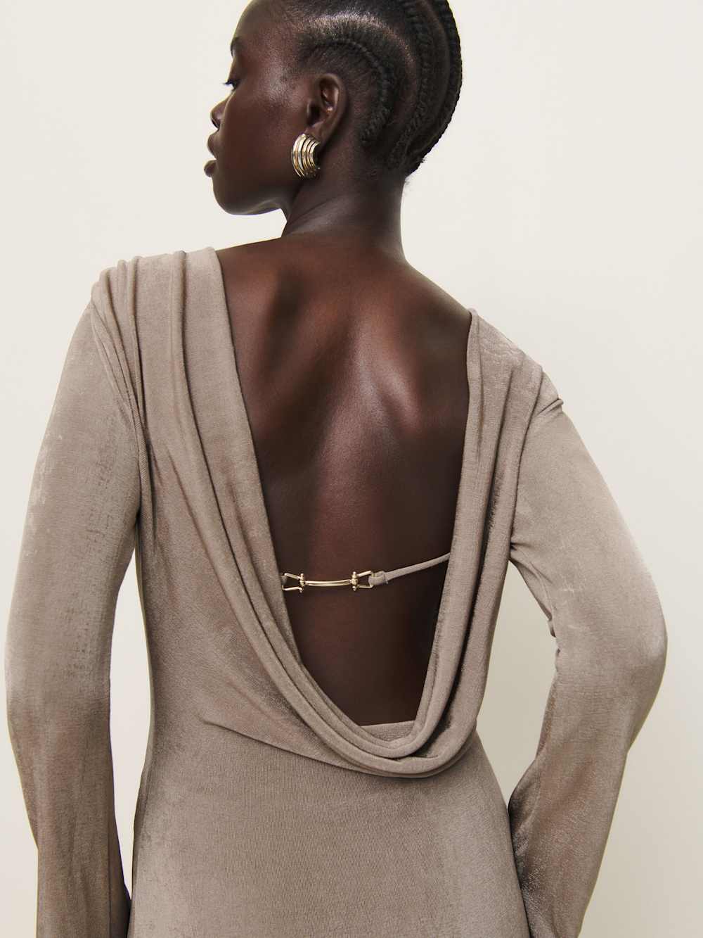 Vivien Knit Dress - Stone