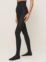 Swedish Stockings Sanna Glossy Tights - Black