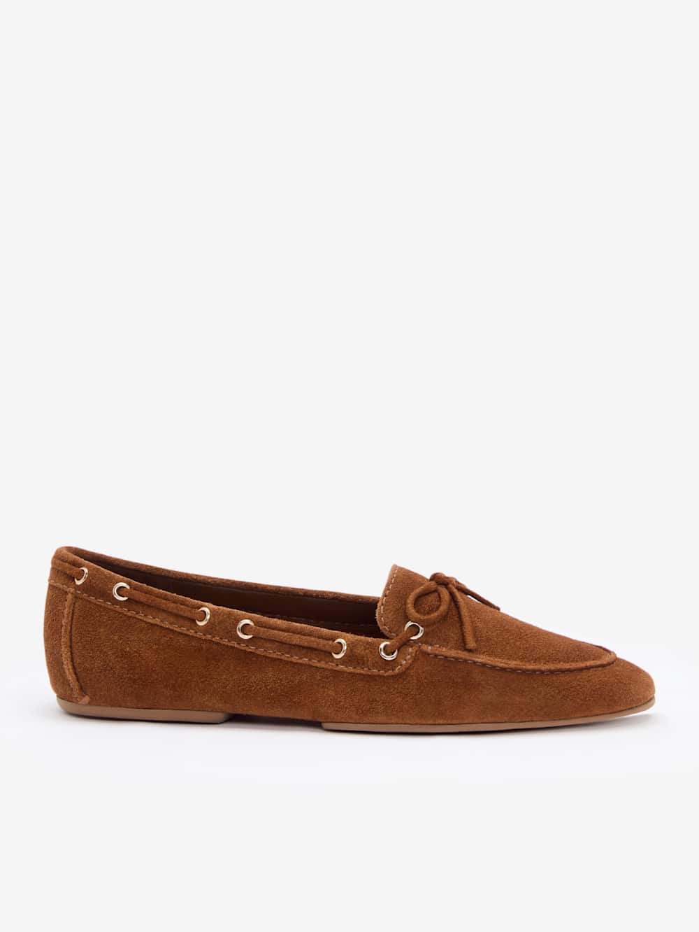 Kyla Boat Shoe - Rum Suede