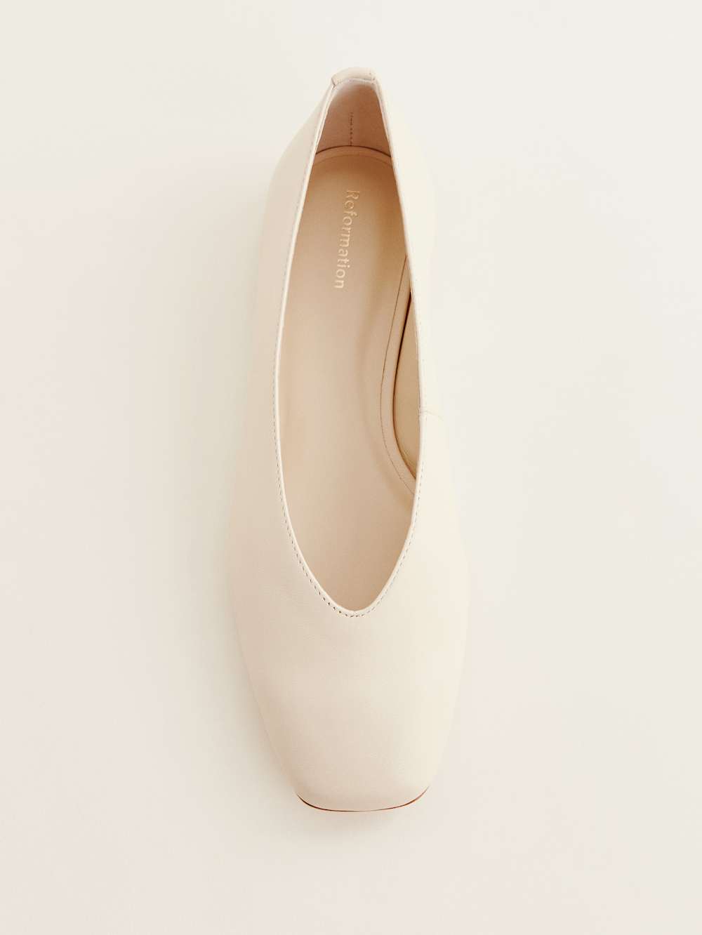 Prudence Ballet Flat - Almond Leather