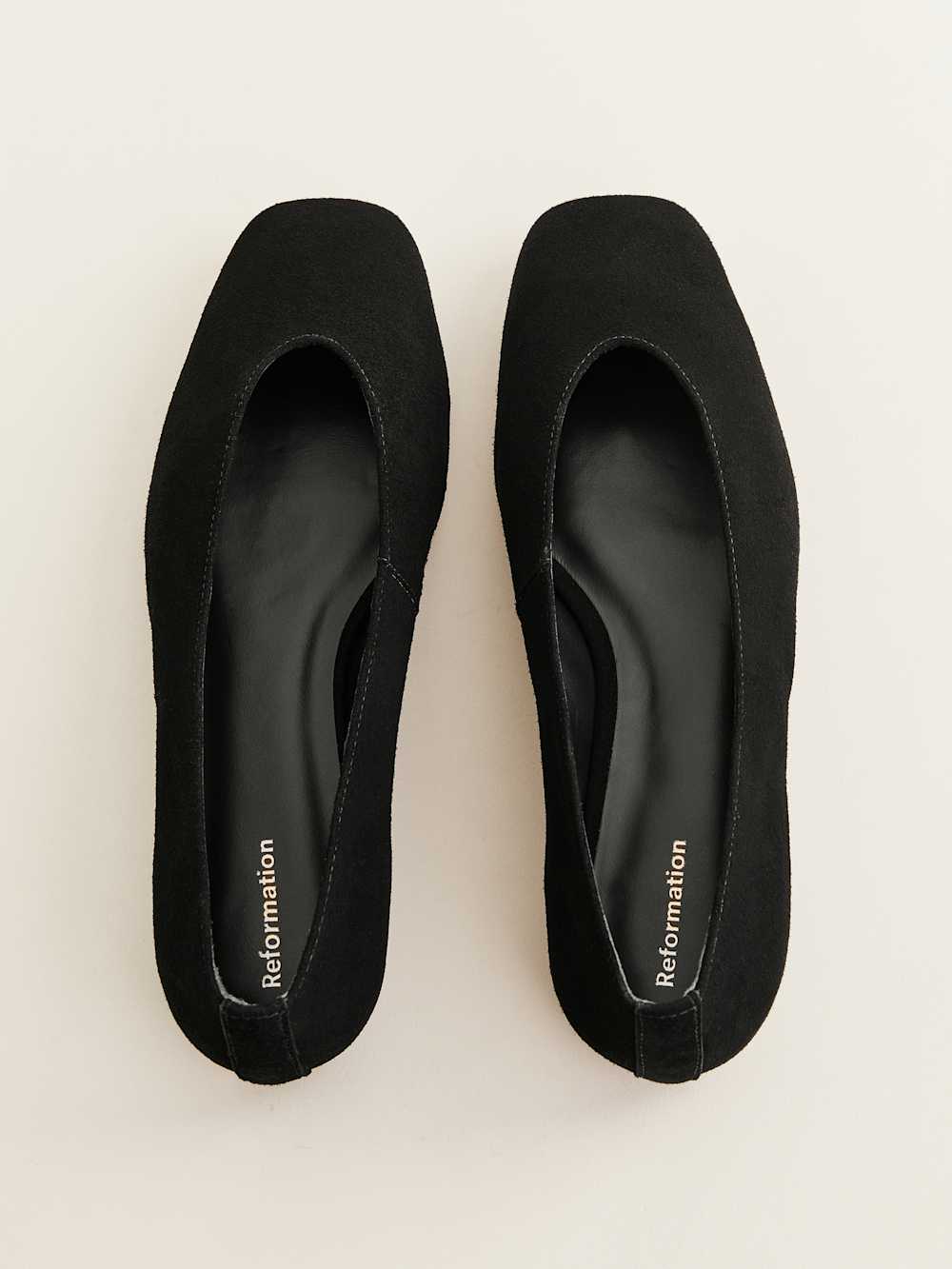 Prudence Ballet Flat - Black Suede