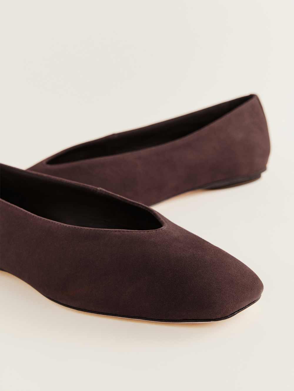 Prudence Ballet Flat - Espresso Suede