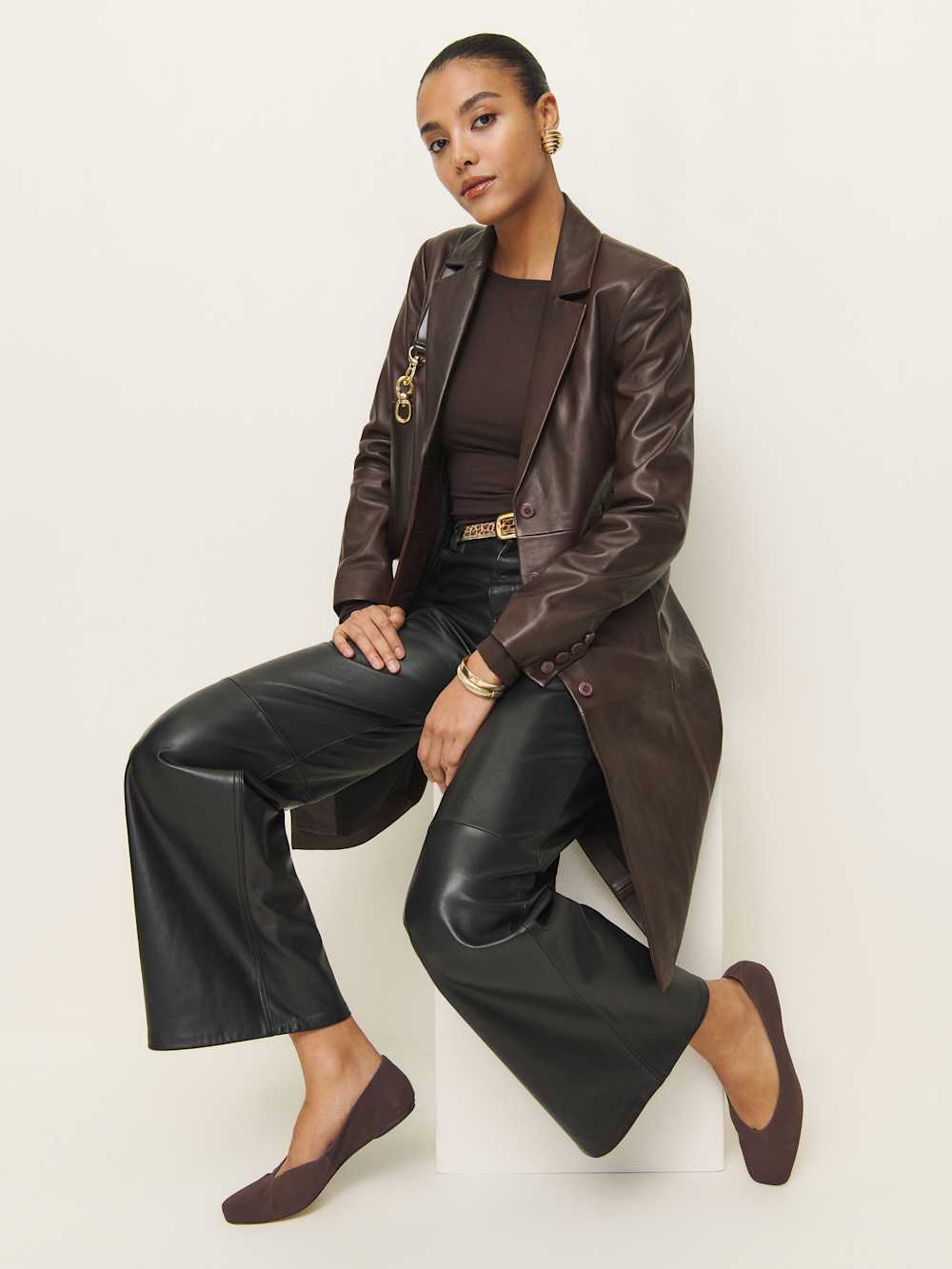 Prudence Ballet Flat - Espresso Suede