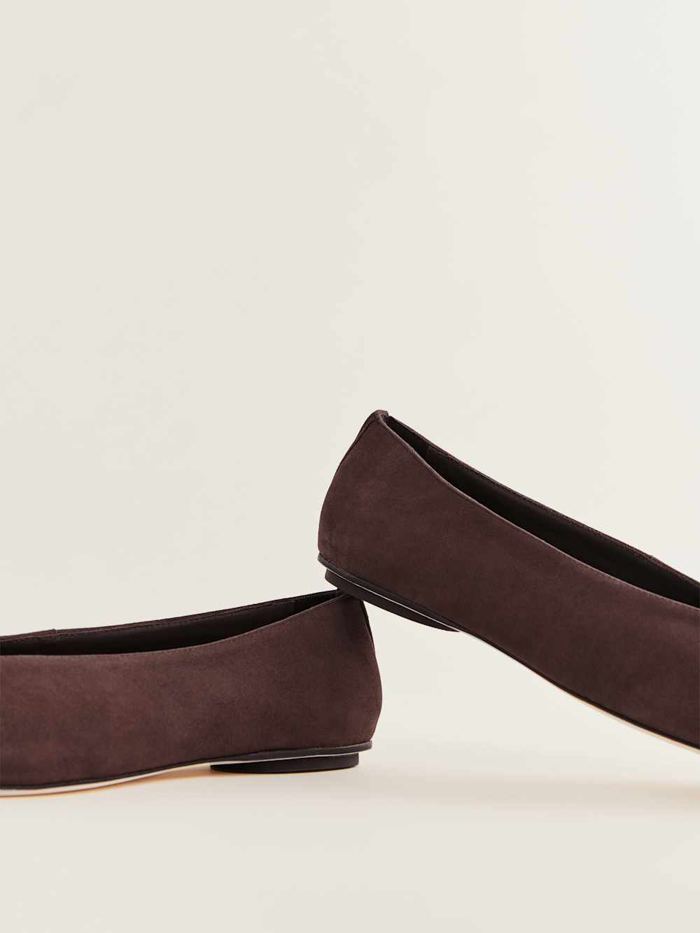 Prudence Ballet Flat - Espresso Suede