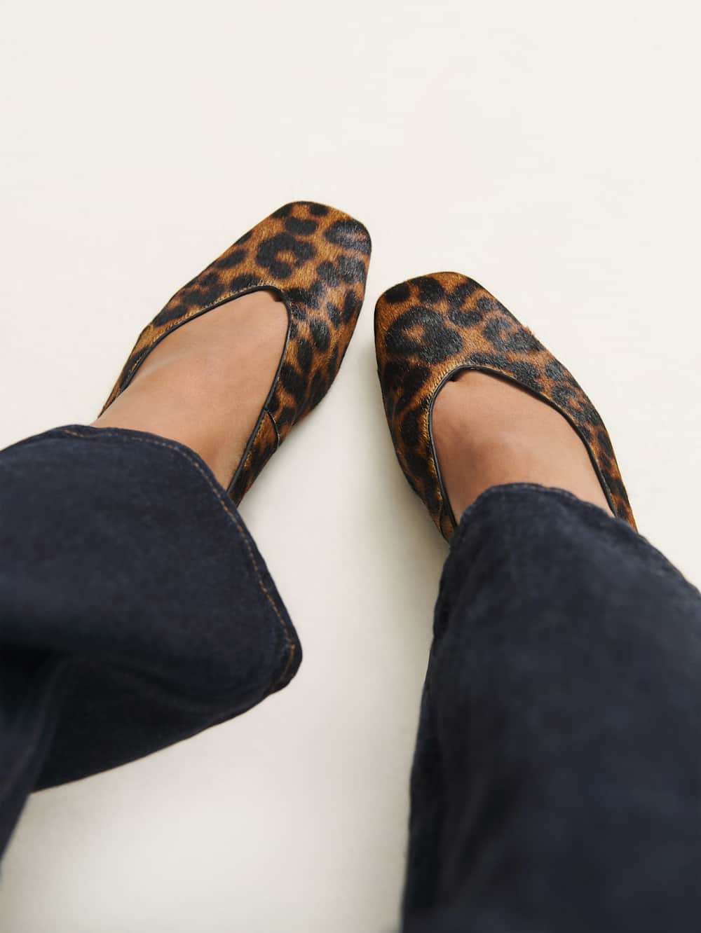 Prudence Ballet Flat - Leopard Haircalf