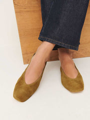Prudence Ballet Flat - Bog Suede