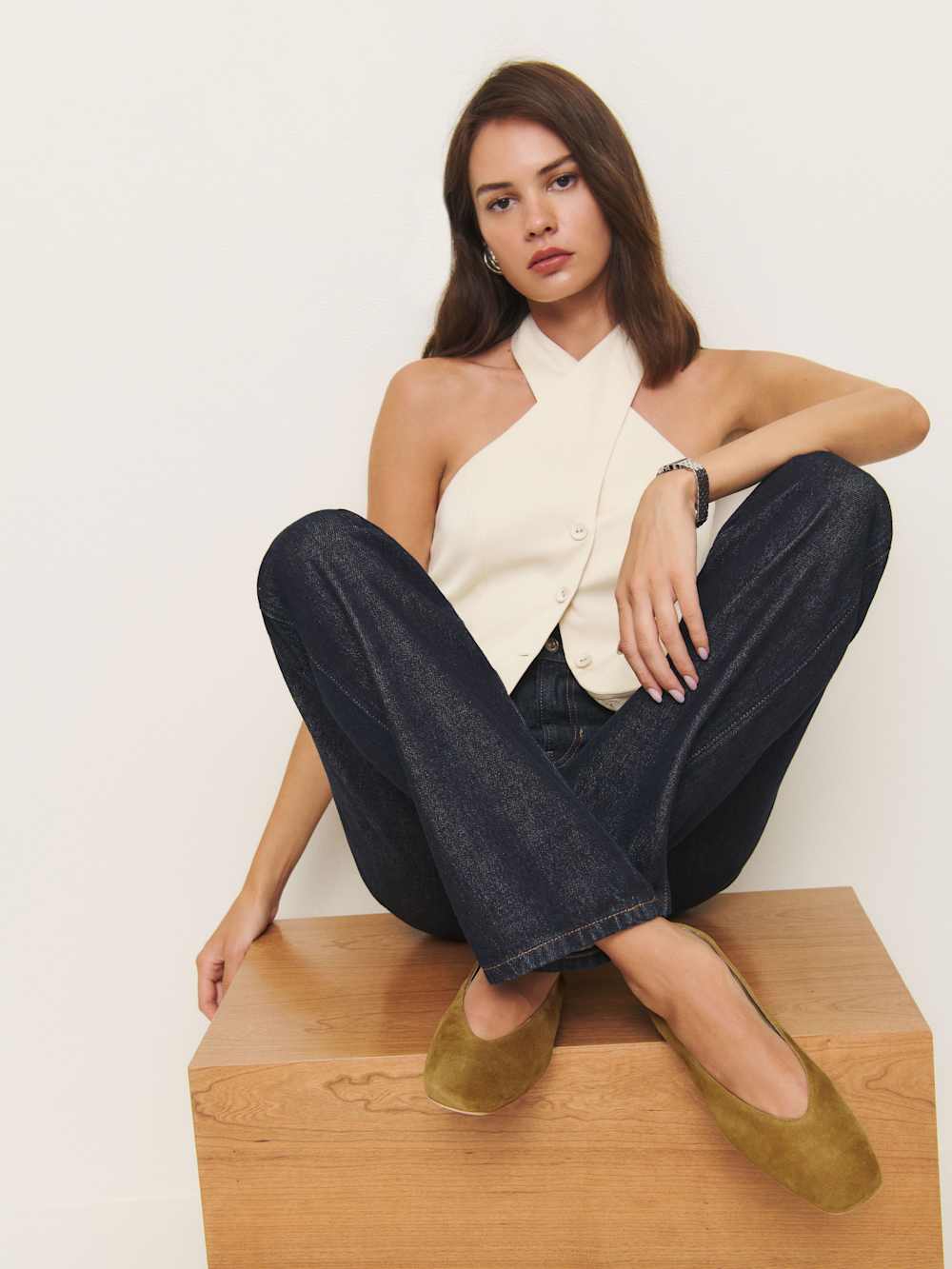 Prudence Ballet Flat - Bog Suede