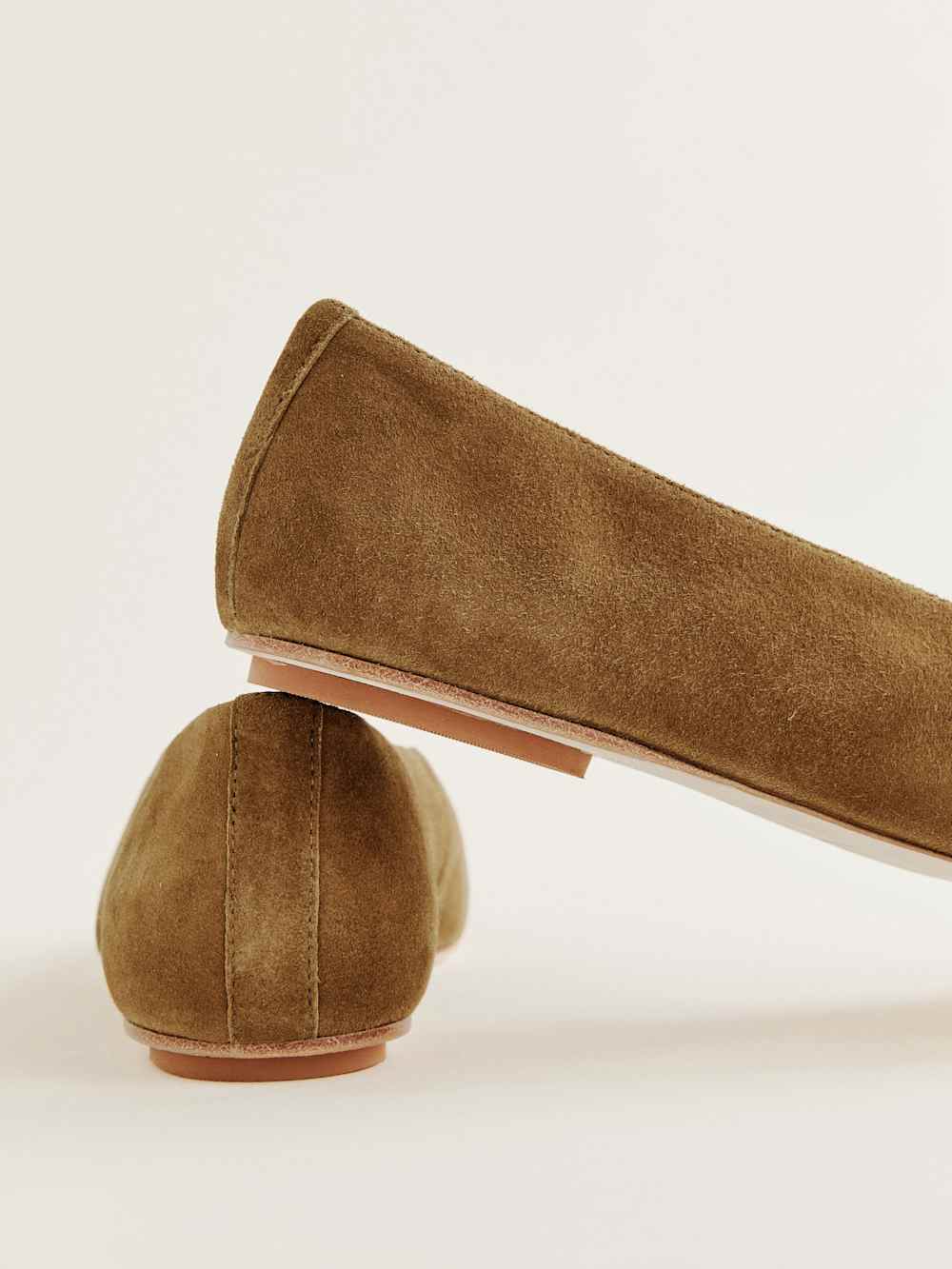 Prudence Ballet Flat - Bog Suede