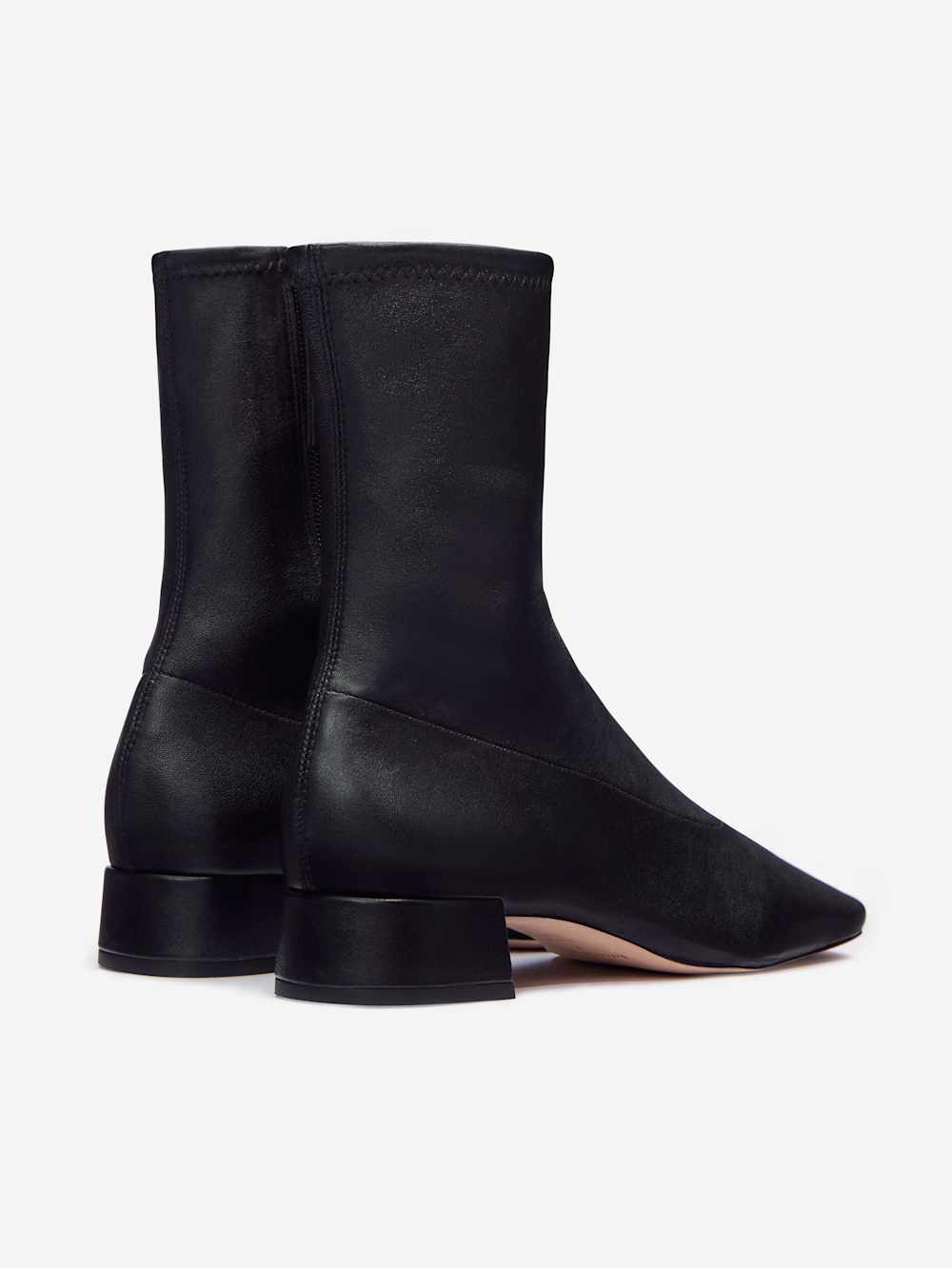 Rosina Ankle Boot - Black Stretch Leather