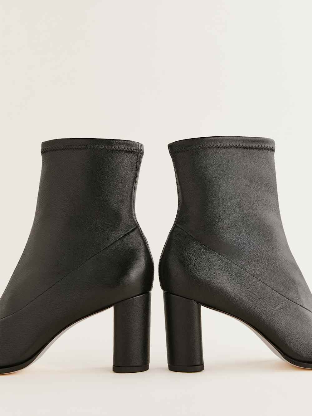 Presley Ankle Boot - Black Stretch Leather