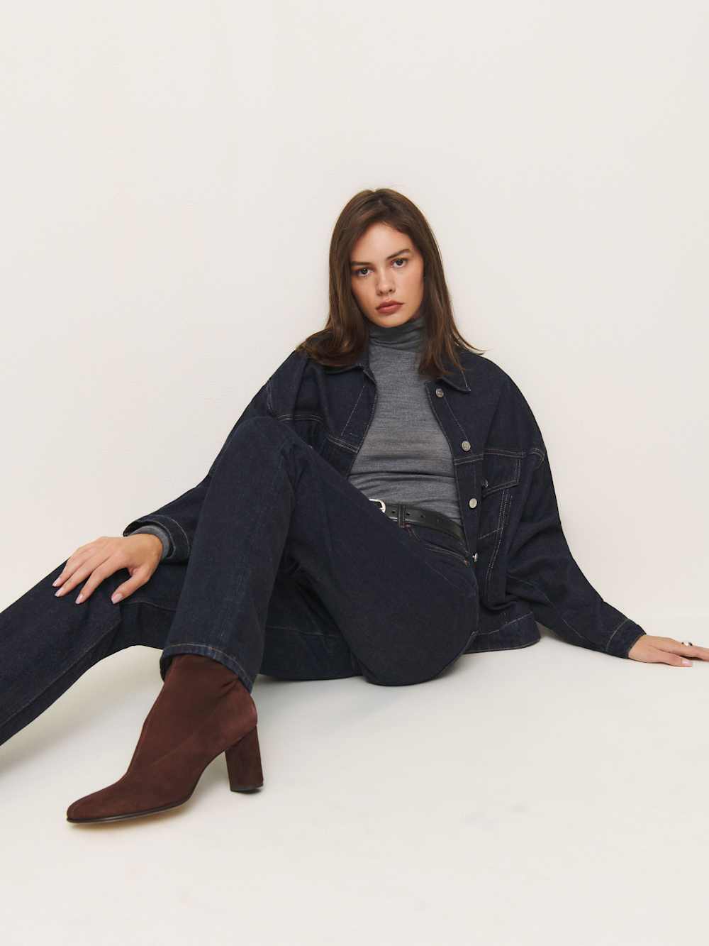 Presley Ankle Boot - Espresso Stretch Suede
