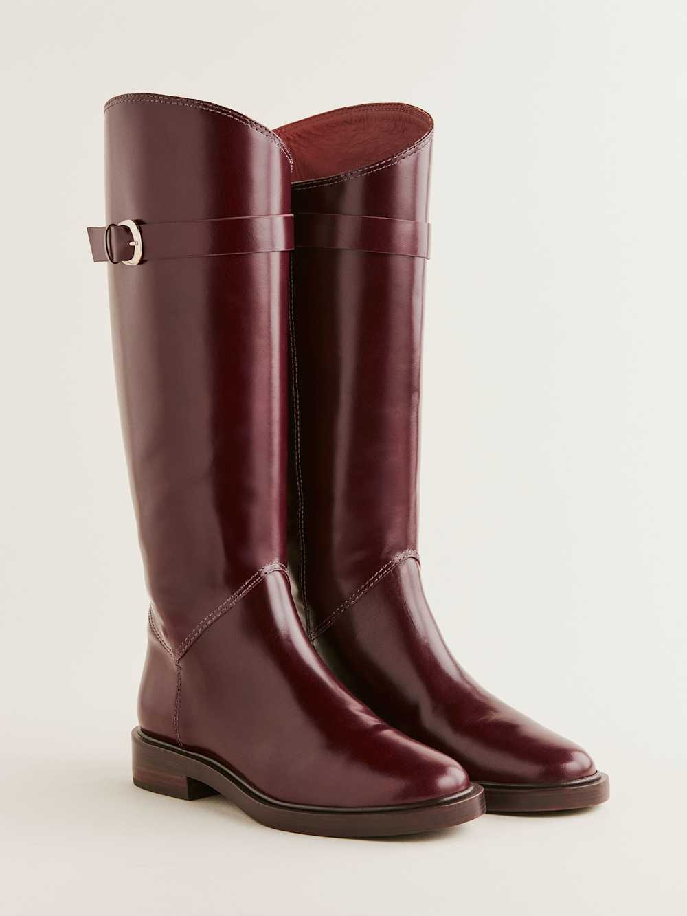Franklin Knee Boot - Ruby Leather