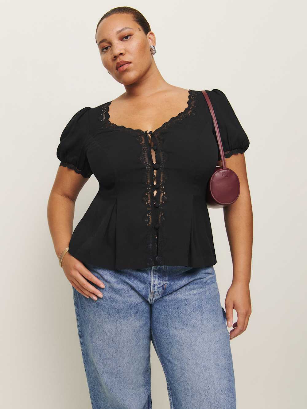 Minette Top Es - Black