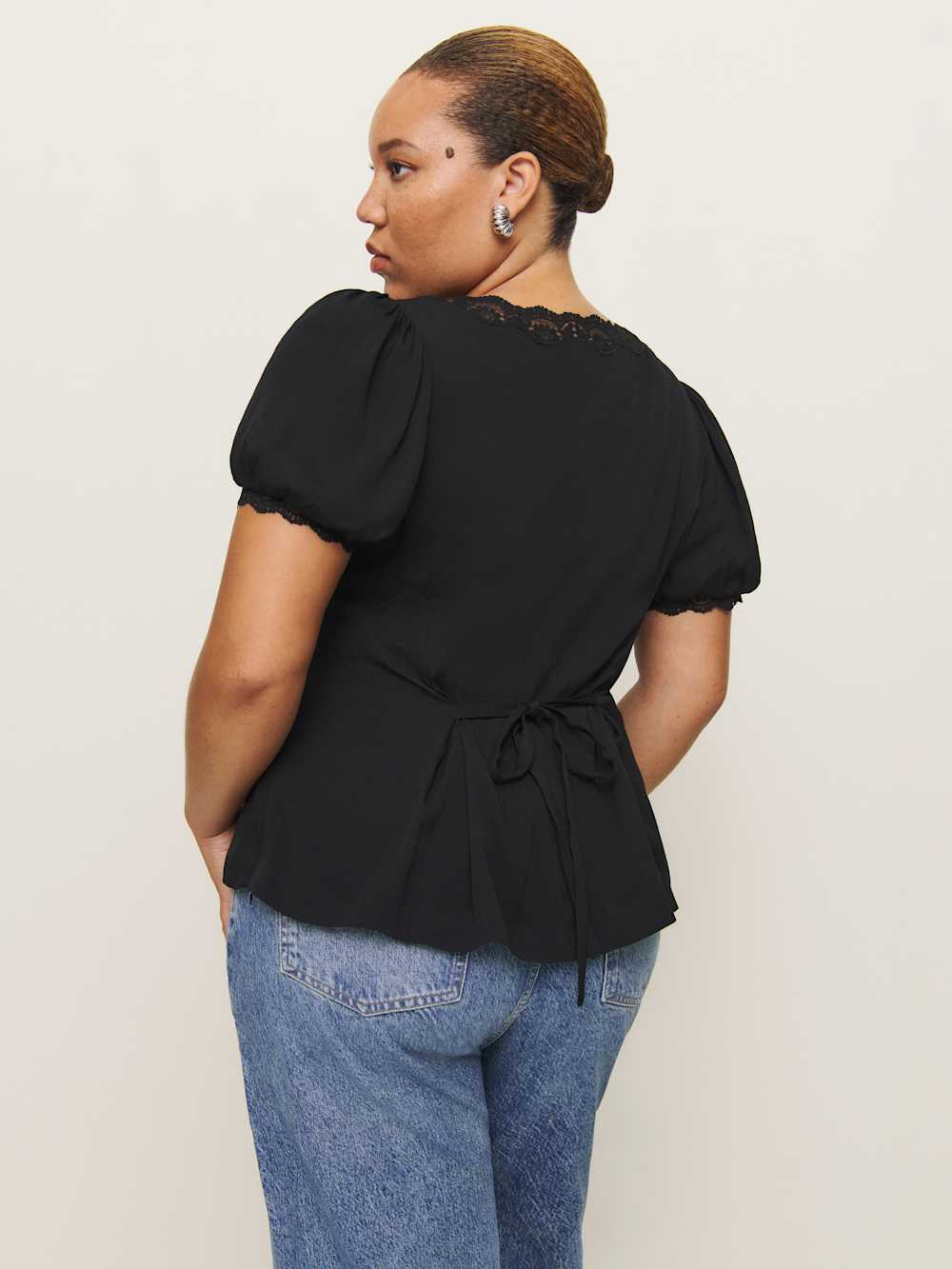 Minette Top Es - Black