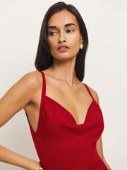 Gaia Regenerative Merino Sweater Dress - Lipstick