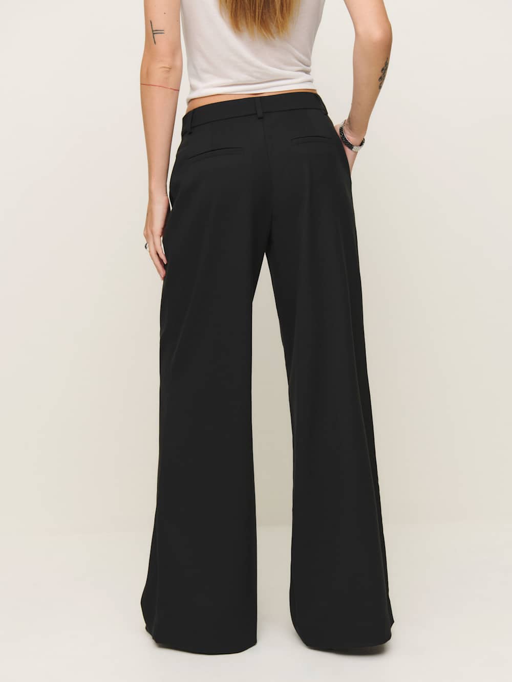 Ashwin Low Rise Pant - Black
