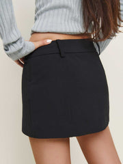 Sara Knit Skirt - Black