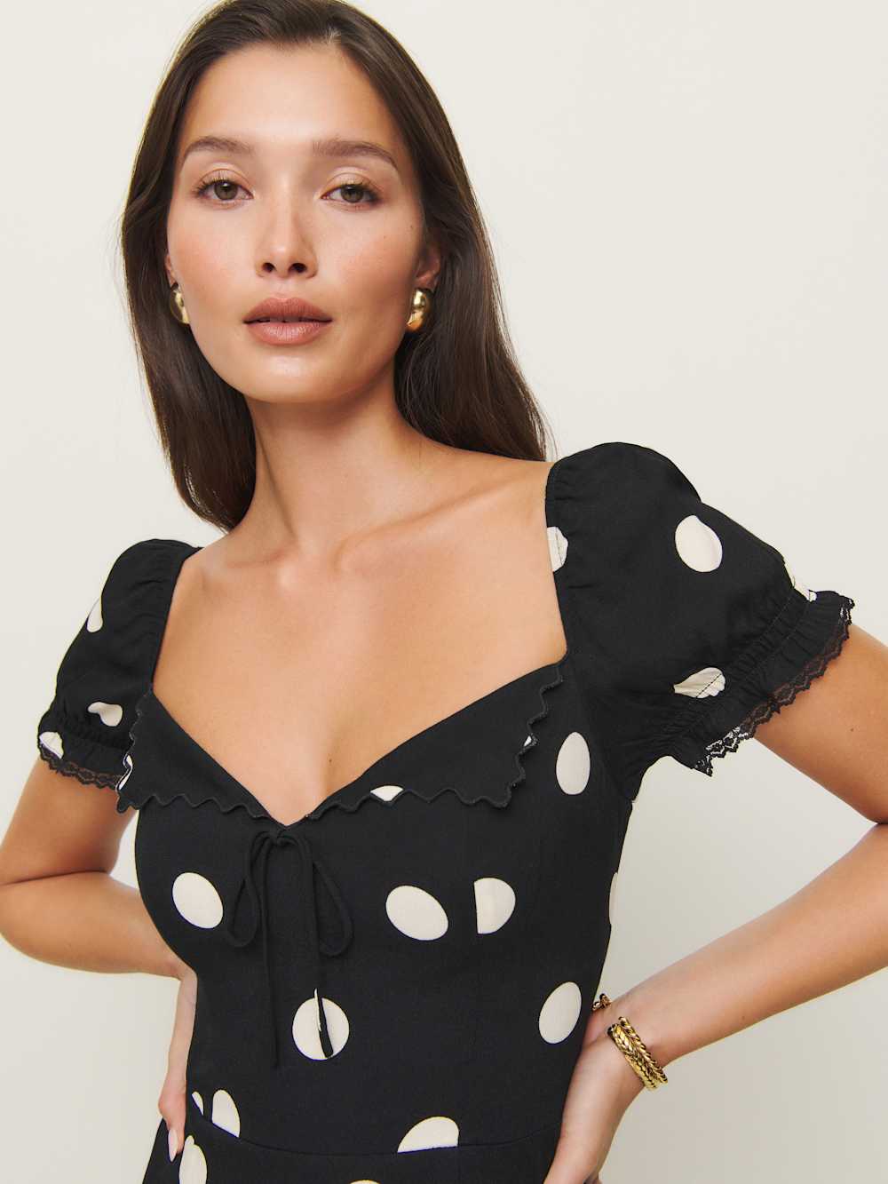 Shyla Dress - Moon Dot