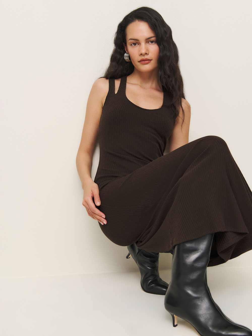 Jules Knit Dress - Mole