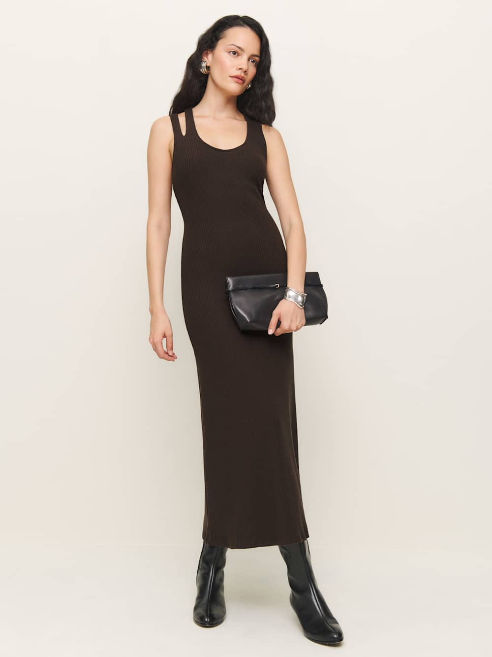 Jules Knit Dress - Mole