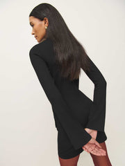 Atlas Knit Dress - Black