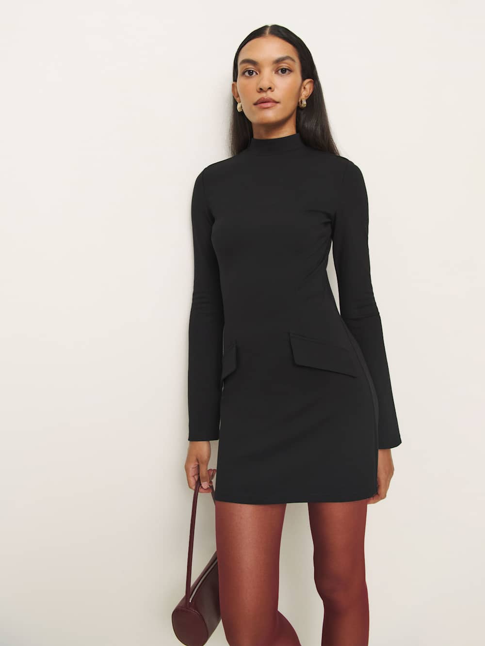 Atlas Knit Dress - Black