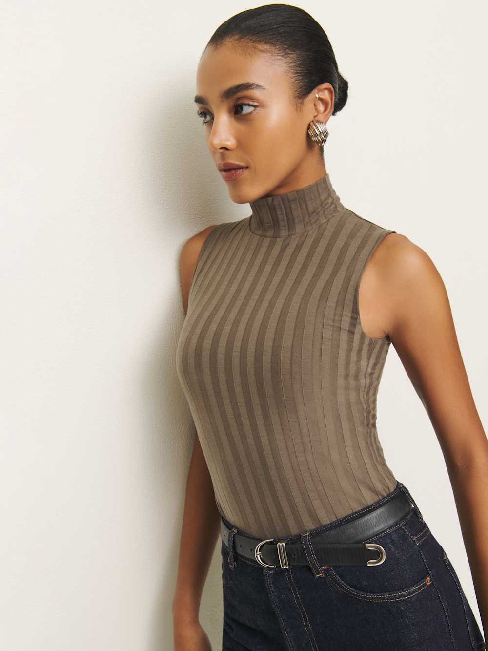 Maison Knit Top - Mushroom