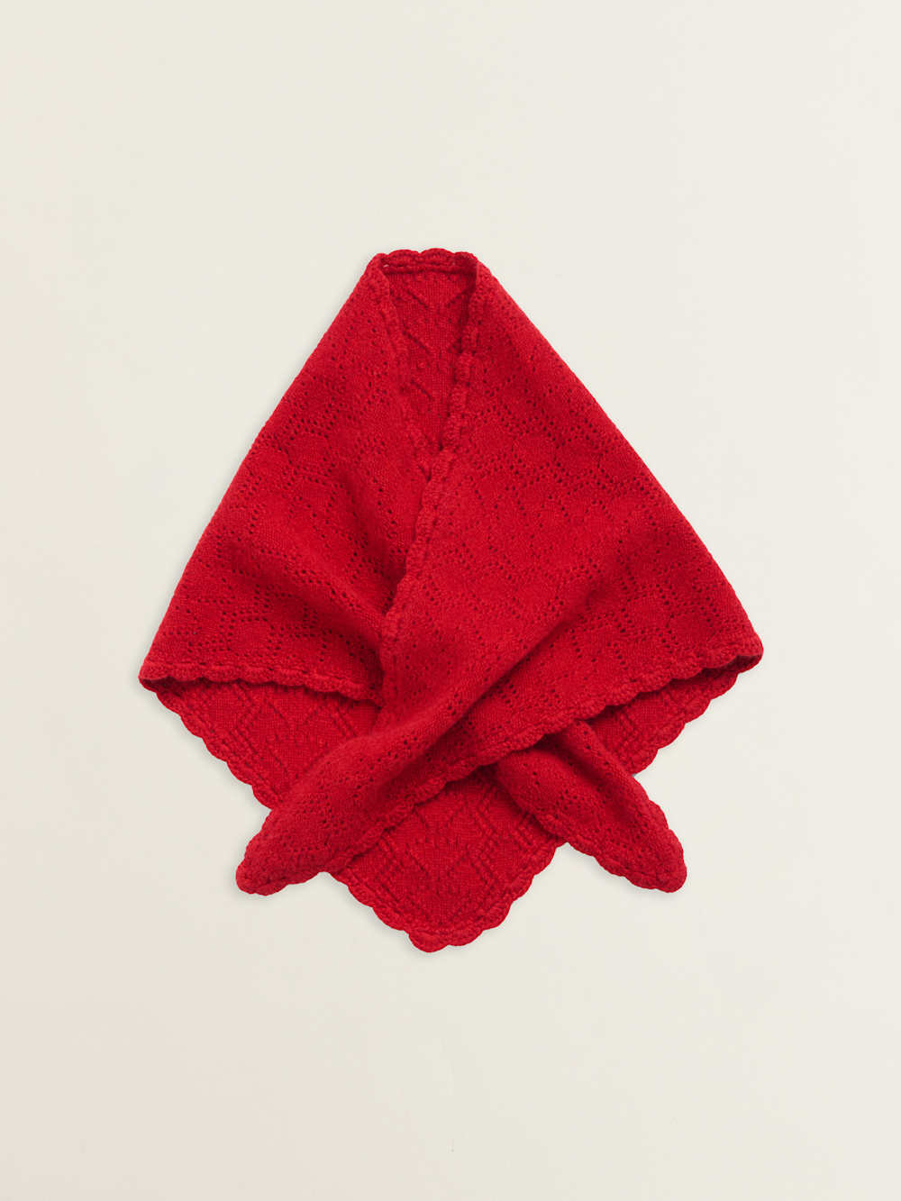 Royal Regenerative Wool Head Scarf - Sundried Tomato