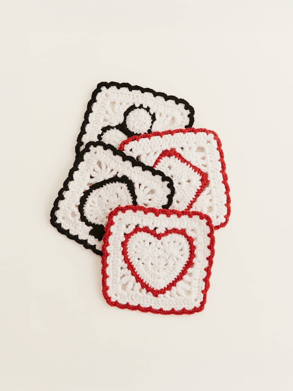 Aces Regenerative Wool Coasters - Arctic Multi