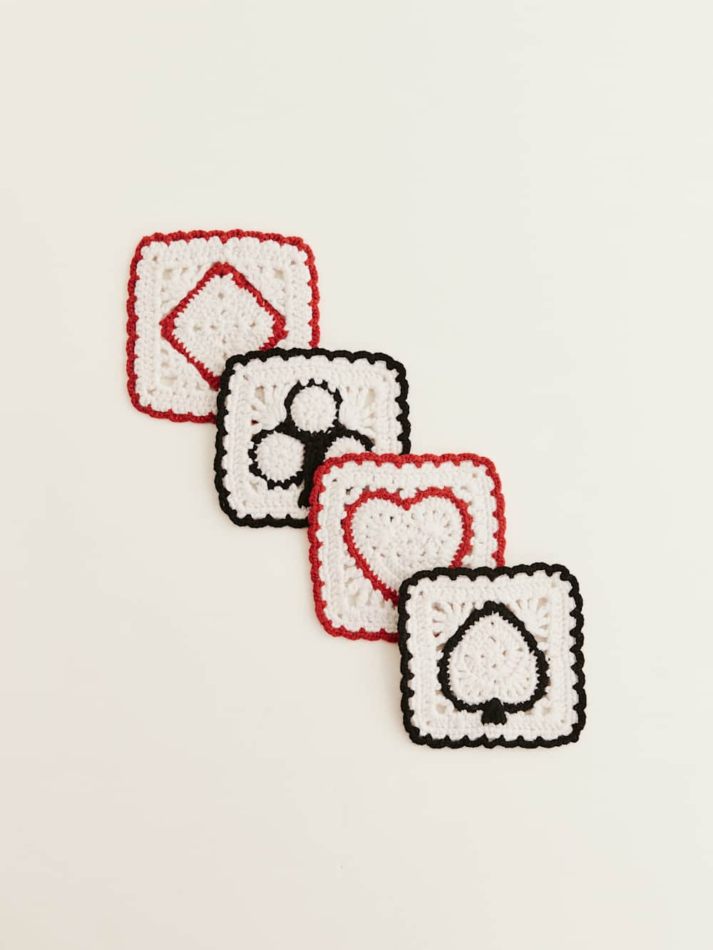 Aces Regenerative Wool Coasters - Arctic Multi