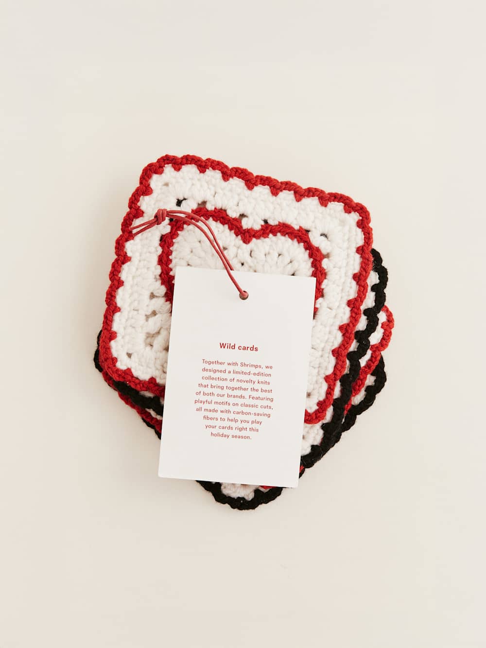 Aces Regenerative Wool Coasters - Arctic Multi